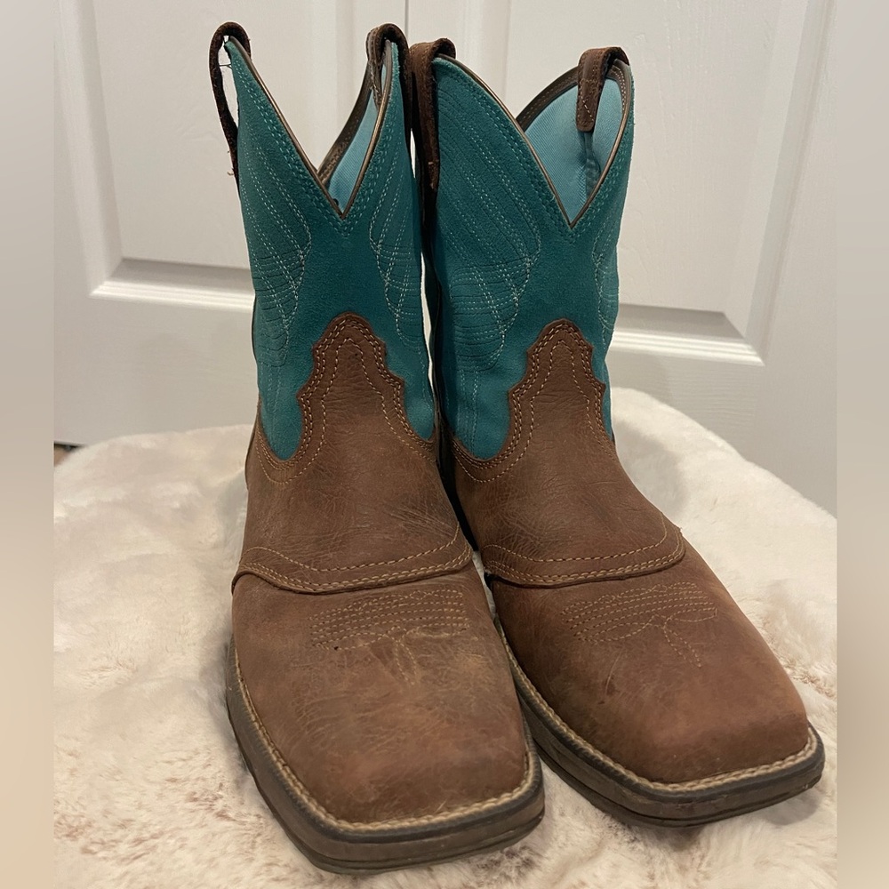 ARIAT ANTHEM SHORTIE PERFORMANCE WESTERN BOOTS - SQUARE TOE